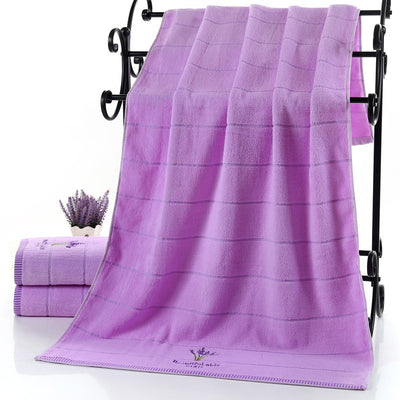 Toalla de Baño de Algodón Puro Perfumada con Lavanda - Image 11