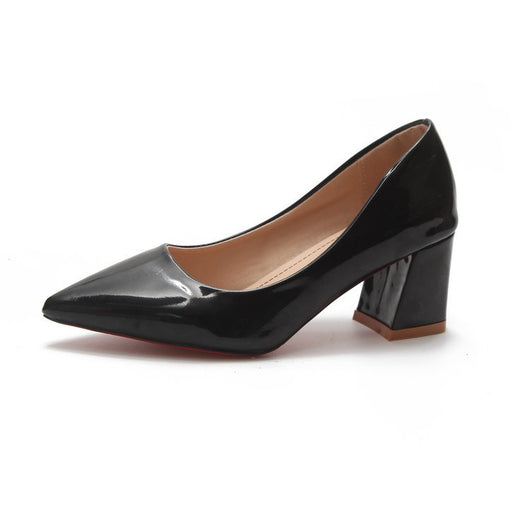 Tacones Altos Punta Fina con Talón Grueso - Elegancia y Comodidad - Image 12