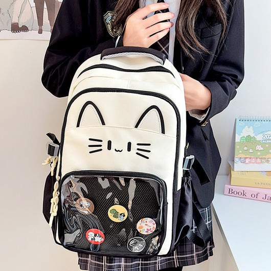 Mochila Escolar Kawaii con Diseño de Anime Japonés para Mujeres - Image 2