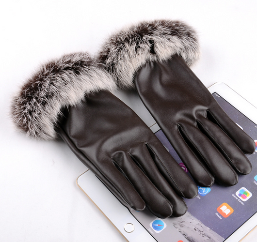 Guantes de Cuero Táctil con Forro Cálido y Diseño Premium - Image 8