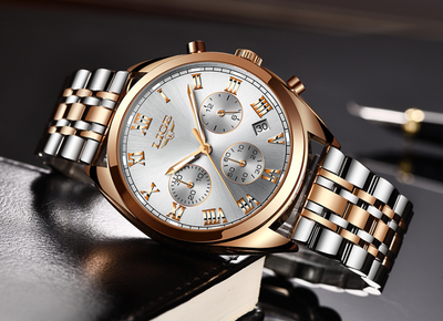 Reloj Deportivo Deportivo de Acero Inoxidable con Esfera Grande Estilo Europeo - Image 10