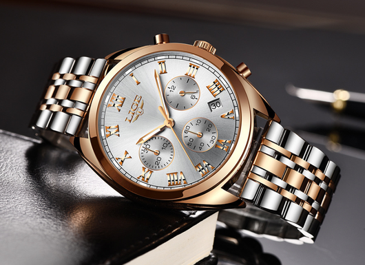 Reloj Deportivo Deportivo de Acero Inoxidable con Esfera Grande Estilo Europeo - Image 10