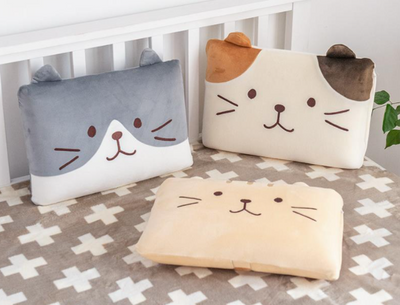 Cojín de Gato Kawaii Estilo Japonés para Sofá, Cama y Oficina - Image 7