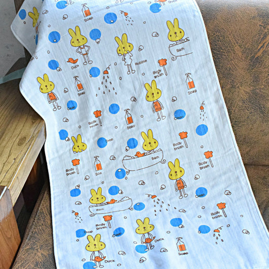 Toalla de Baño Infantil Doble Capa con Estampado Cartoon - Image 10