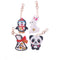 Llavero de Pintura de Diamantes Animalito Adorable - Colgante para Bolso