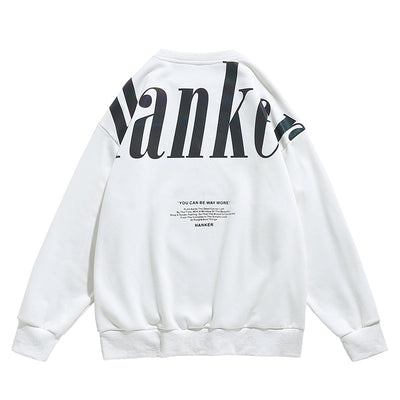 Sudadera Oversize Cuello Redondo con Letras Reflectantes - Image 5