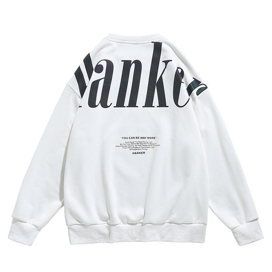 Sudadera Oversize Cuello Redondo con Letras Reflectantes - Image 5