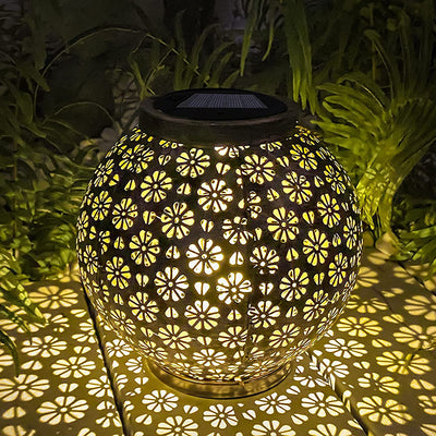 Lámpara Solar de Proyección Floral para Jardín - Image 10