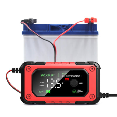 Cargador Inteligente 12V para Baterías de Plomo y Litio con Pantalla Grande a Color - Image 4