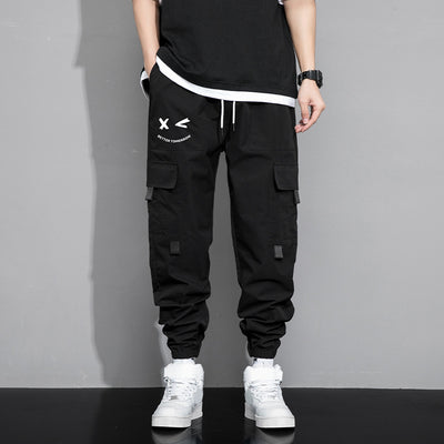 Pantalones Cargo Sueltos para Hombre - Estilo Trendy Otoño Primavera con Múltiples Bolsillos