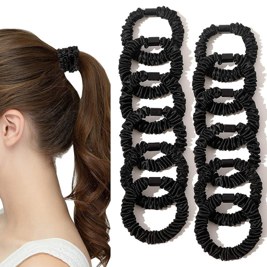 Bandas Elásticas para Cabello Seamless Versátiles en Negro y Blanco - Image 10