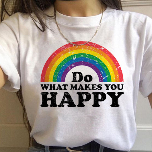 Playera Orgullo Gay Arcoíris para Mujer - Manga Corta - Image 17