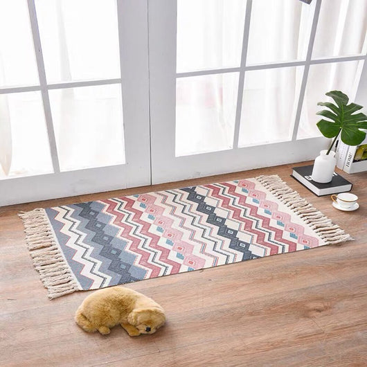 Alfombra de Lino y Algodón Estilo Escandinavo - Image 10