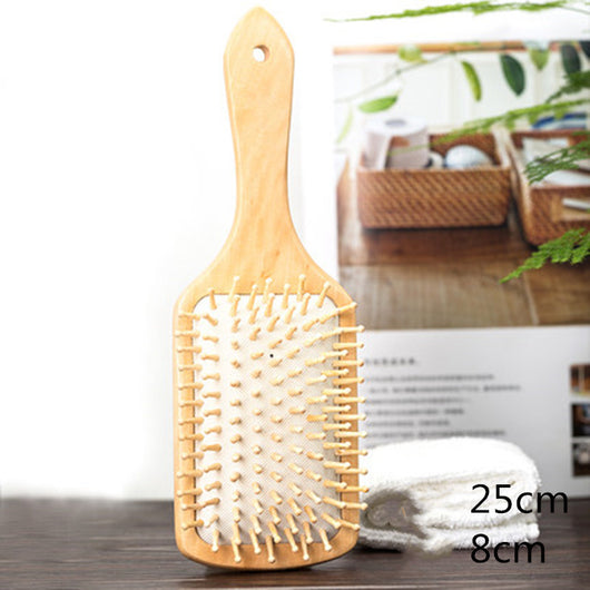 Cepillo Masajeador de Madera con Cojín - Prevención de Caída Capilar - Image 5