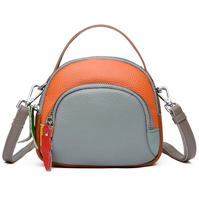 Bolsa de Cuero Genuino Primera Capa Cruzada al Pecho - Image 5