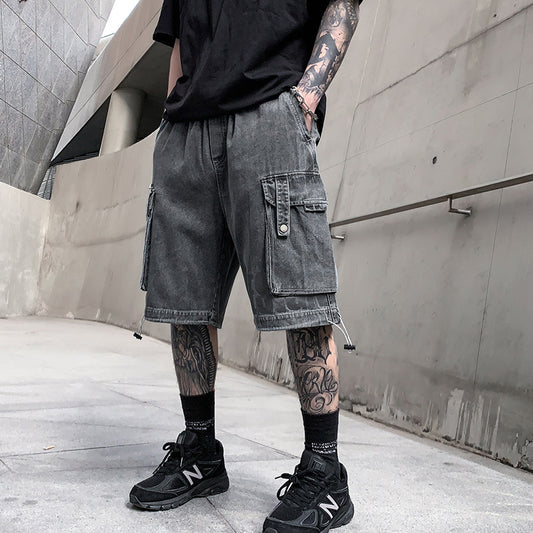 Shorts Jeans Deportivos de Verano para Hombre - Diseño Urbano Moderno