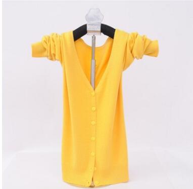 Cardigan de Cachemira Tejido para Mujer - Cuello V Elegante - Image 16