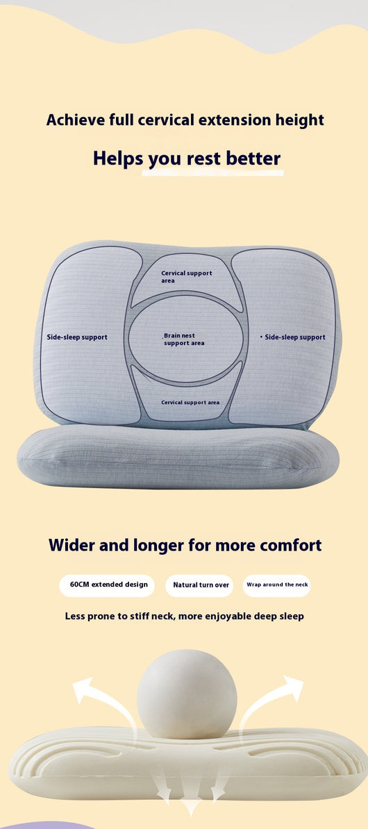Almohada de Látex Natural con Rebote Sin Presión para Cuello - Image 12