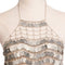 Bohemian Body Chain Coins Top Plateado