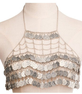 Top Bohemio con Cadena de Monedas - Image 5