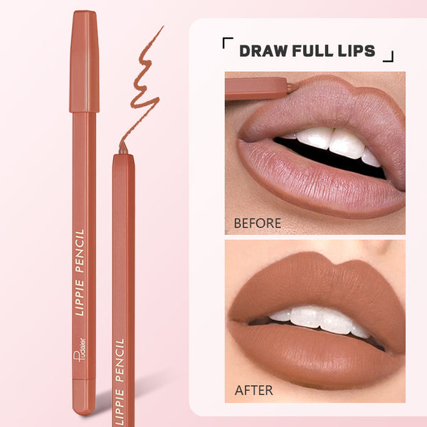 Delineador Labial Líquido Mate Impermeable Sin Mancha