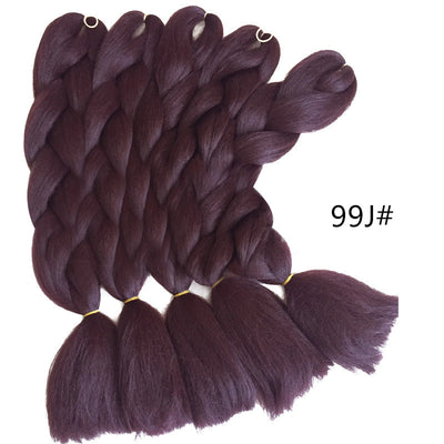Peluca de Trenzas Sucias Color Natural - Cabello Sintético Premium - Image 11