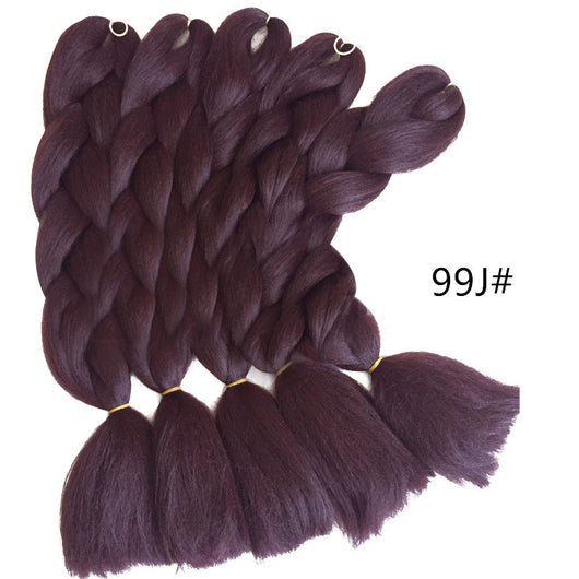 Peluca de Trenzas Sucias Color Natural - Cabello Sintético Premium - Image 11