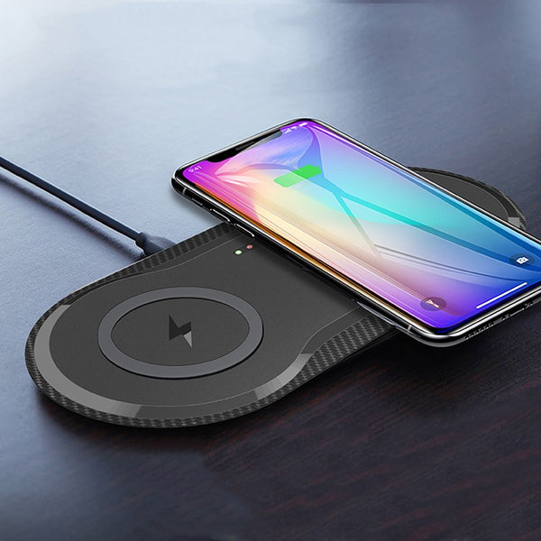 Cargador Inalámbrico Dual para Smartphones