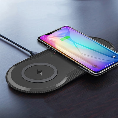 Cargador Inalámbrico Dual para Smartphones