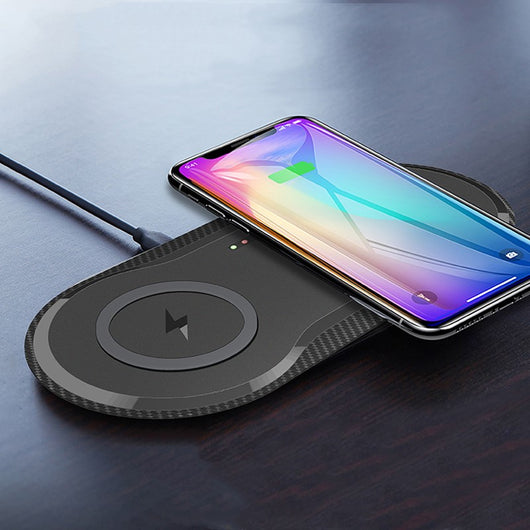 Cargador Inalámbrico Dual para Smartphones