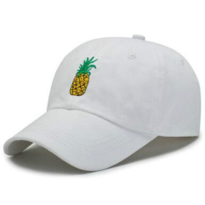 Gorra de Béisbol de Algodón con Bordado de Piña Ajustable - Image 10