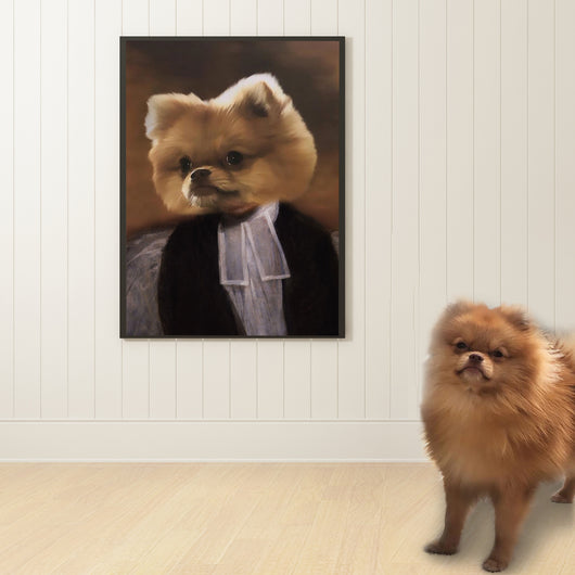 Retrato Personalizado de Mascota en Lienzo