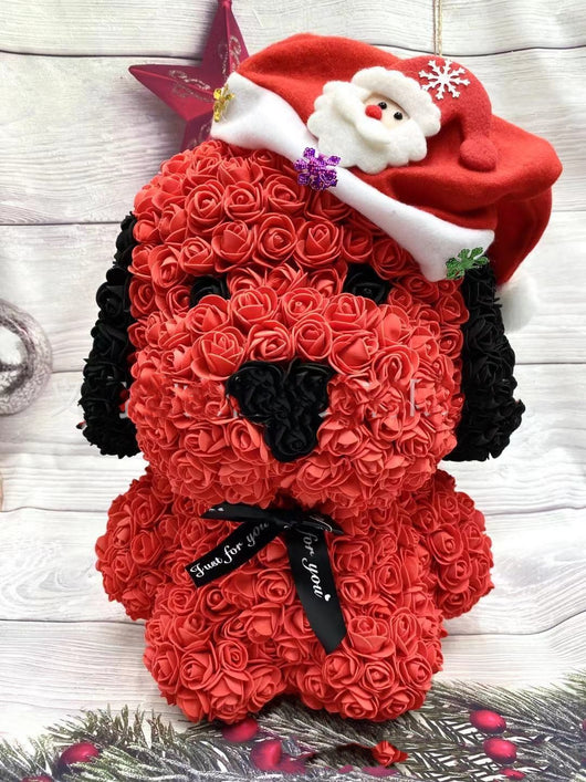 Jabón Floral Rosa Pug San Valentín - Osito Perro Aromático Decorativo - Image 4