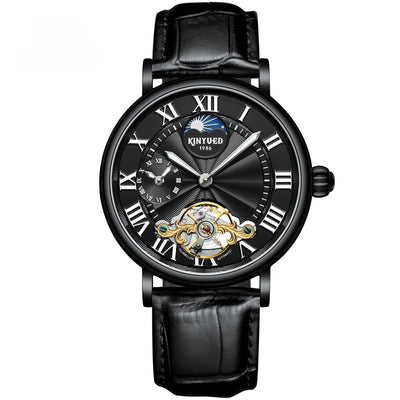 Reloj Automático Tourbillon Hueco con Esfera Luminosa para Hombre - Image 14