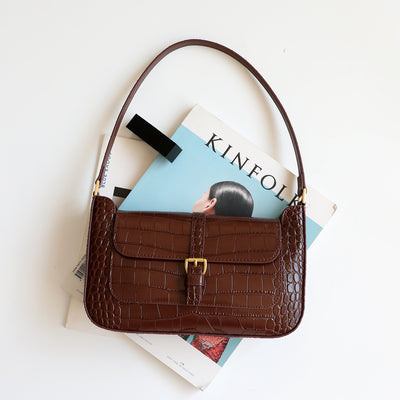Bolso Bandolera Baguette - Elegancia Minimalista - Image 12
