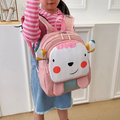 Mochila Escolar Infantil Animales Macaron - Diseño Adorable y Funcional - Image 2
