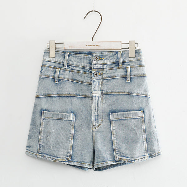 Shorts Denim Ajustados para Mujer - Image 14