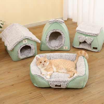 Cama Térmica Cerrada Autocalefactable para Mascotas
