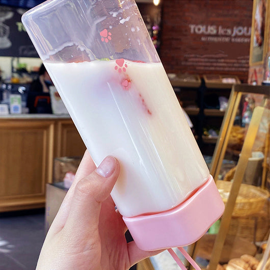 Vaso de Agua con Diseño de Patitas de Gato - Image 3