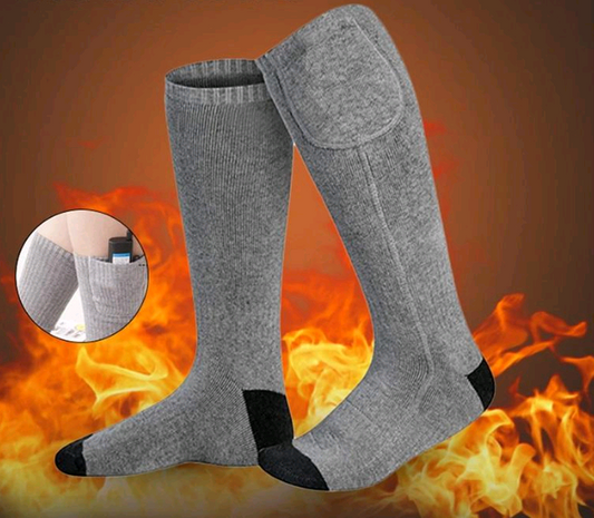 Calcetines Térmicos Eléctricos con Batería Recargable y Control de Temperatura