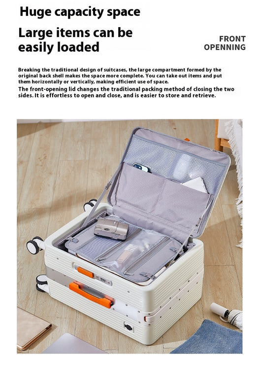 Maleta Trolley Multifuncional con Cargador USB y Ruedas Universales 20 Pulgadas - Image 31