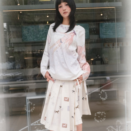 Blusa Edelweiss Manga Larga Suelta para Niña - Image 5