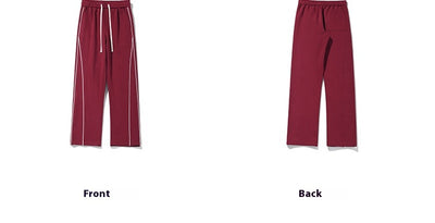 Pantalones de Buzo Hong Kong Cintura Blanca con Cinta - Image 8