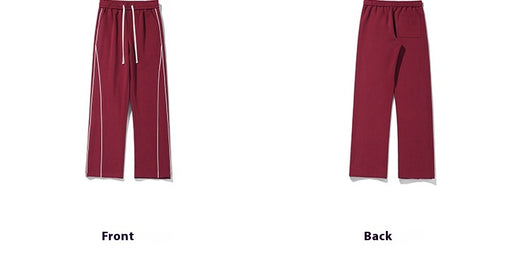 Pantalones de Buzo Hong Kong Cintura Blanca con Cinta - Image 8