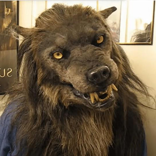 Máscara de Cabeza de Lobo en Látex - Headgear de Cosplay Profesional - Image 11
