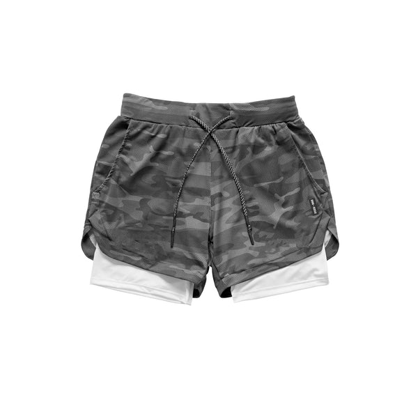 Pantalones cargo tácticos con malla y camuflaje - Image 4