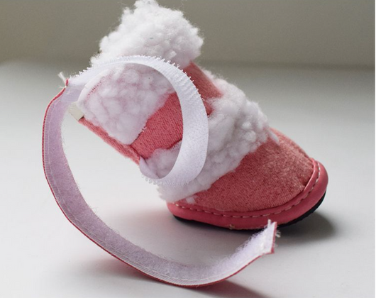 Botines de Lana para Perros - Zapatos Cálidos de Algodón Antideslizantes Invierno - Image 4