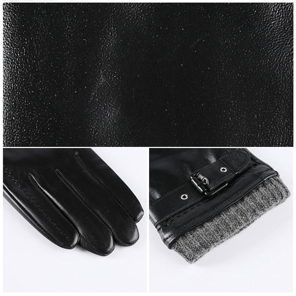 Guantes Térmicos de Gamuza para Conducir y Ciclismo con Tecnología Aislante