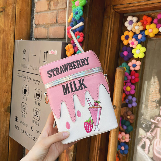 Bolso Bandolera Frutal Bordado - Fresa y Limón