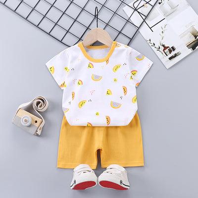 Conjunto Infantil de Algodón Puro: Playera y Shorts Estilo Coreano - Image 6